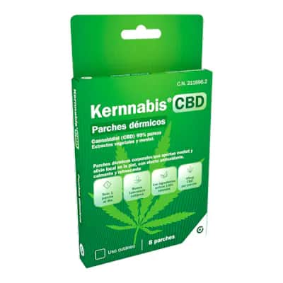 Kernnabis CBD Parches Dérmicos | Alivio dolor localizado