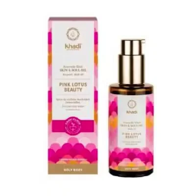 Khadi Aceite Loto Rosado 100ml - Equilibrante