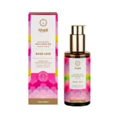 Khadi Aceite Rosa Ayurveda 100ml - Regenerante