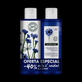 Klorane Duo Desmaquillante Ojos Aciano 2x200ml