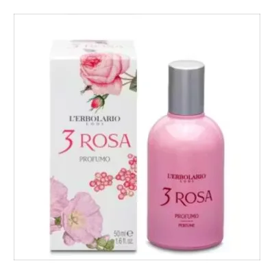 L'Erbolario 3 Rosas Agua Perfume - Fragancia Floral 50ml