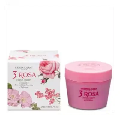 L'Erbolario 3 Rosas Crema Corporal - Hidratante 200ml