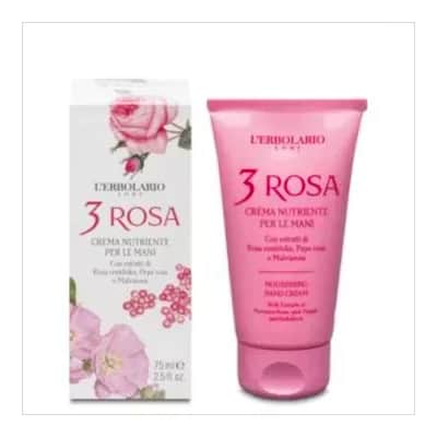 L'Erbolario 3 Rosas Crema Manos | Hidratación Intensiva