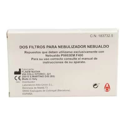Nebualdo 2 Filtros | Repuesto para Nebulizador