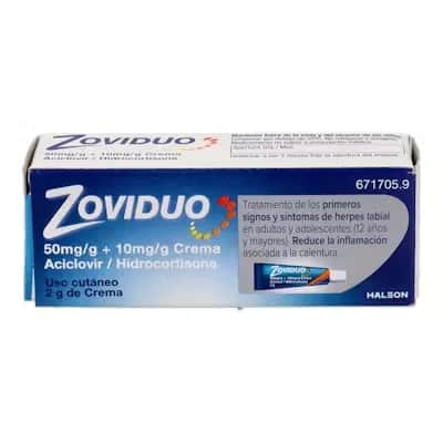 Zoviduo Cream 5%+1% - Herpes Labial