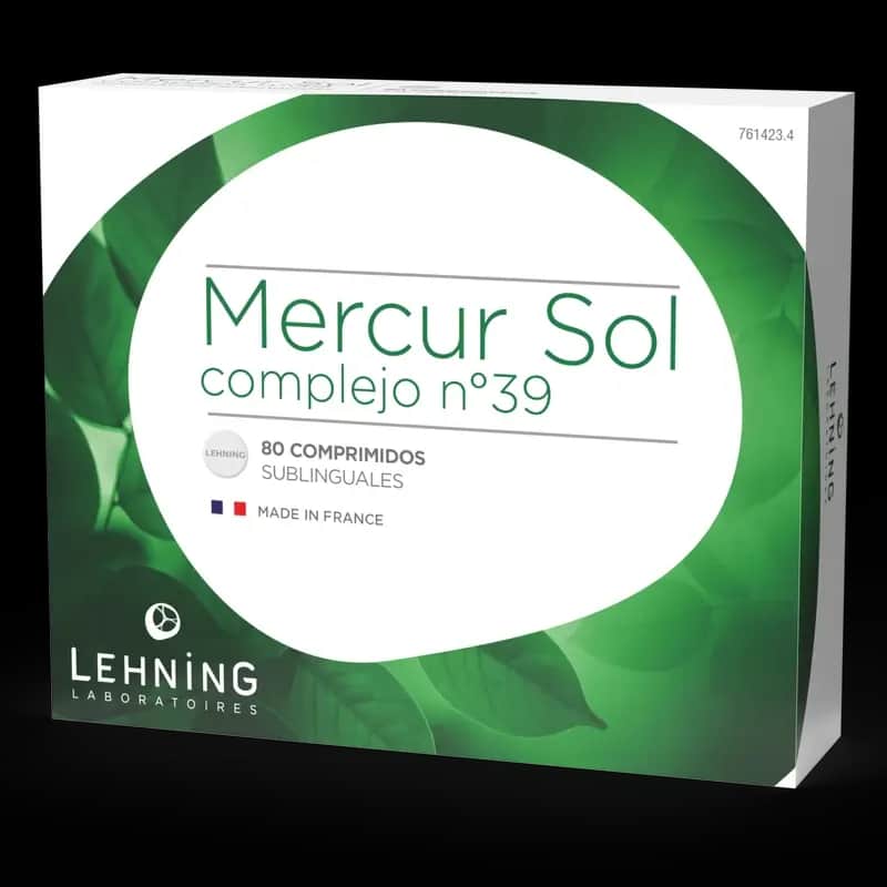 Lehning Mercur Sol Complejo Nº 39, 80 cápsulas
