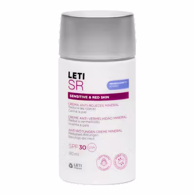 Leti SR Antiredness Mineral SPF 30 | Piel Sensible
