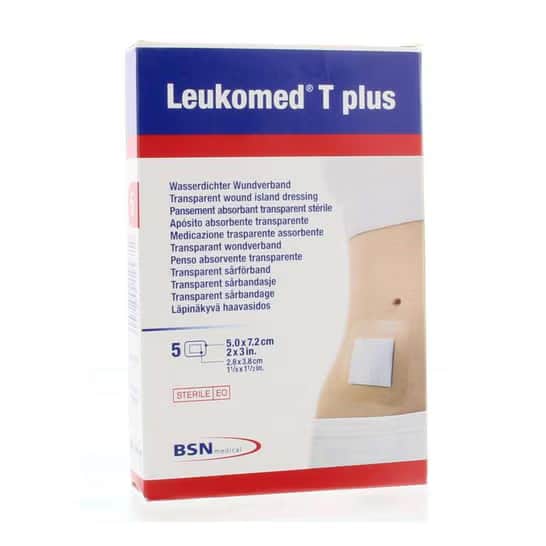 Leukomed® T Plus apósitos 5x7,2cm 5uds
