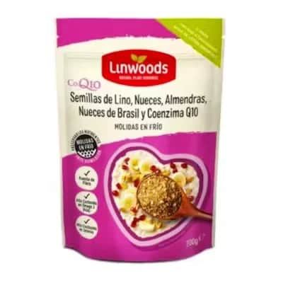Linwoods Lino Almendras Nueces Q10 200g - Corazón