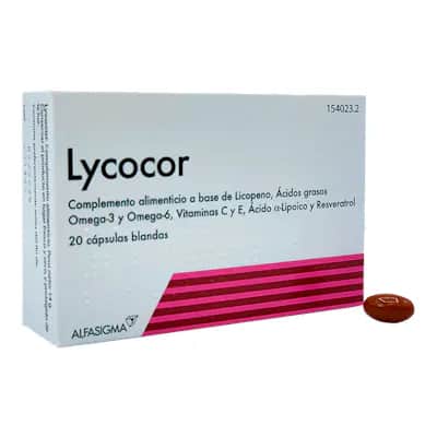 Lycocor 20 Cap | Complemento Antioxidante