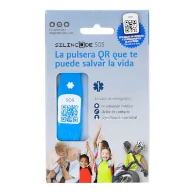 Pulsera Silincode Azul Xs - Identificación