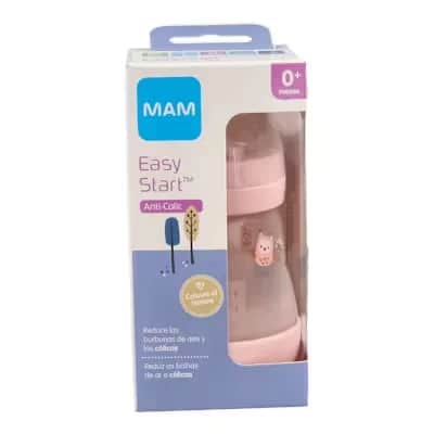Biberón MAM Anti-Colic 160ml Rosa | Previene Cólicos