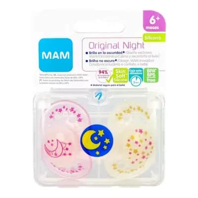 Chupete MAM Night +6M - Brilla Oscuridad