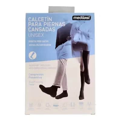 Calcetín Medilast Lig Plata T/M 23-25cm - Compresión