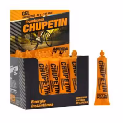 Mega Plus Chupetin Gel Energetico Fresa 20Uds