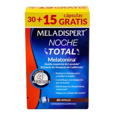 Meladispert Total 30+15 Cápsulas - Sueño