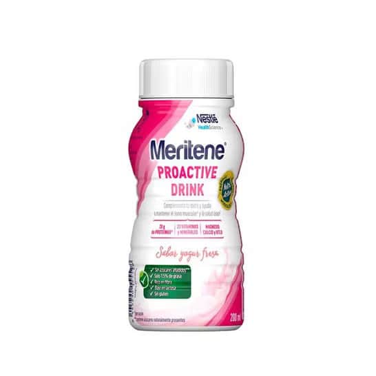 Meritene Proactive Drink Sabor Yogur Fresa 6x200 ml