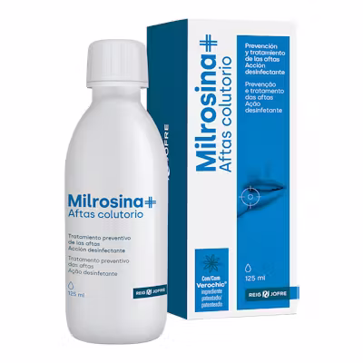 Milrosina+ Aftas Colutorio 125ml | Enjuague Bucal