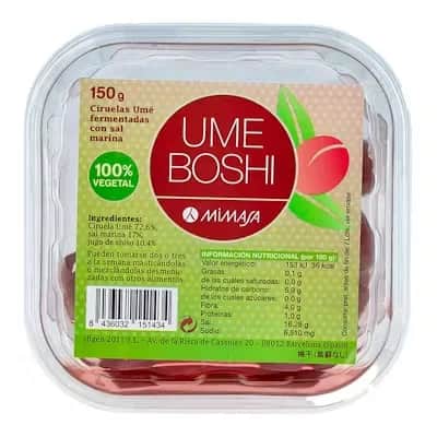 Mimasa Umeboshi Natural 150g - Condimento Fermentado