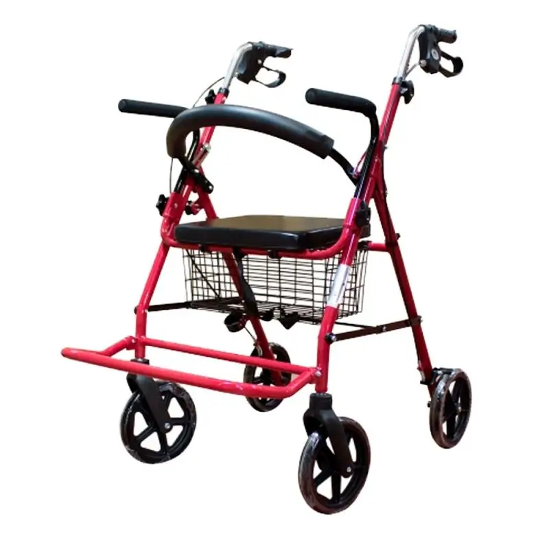 Mobiclinic Andador 4 Ruedas Plegable Con Asiento Y Respaldo