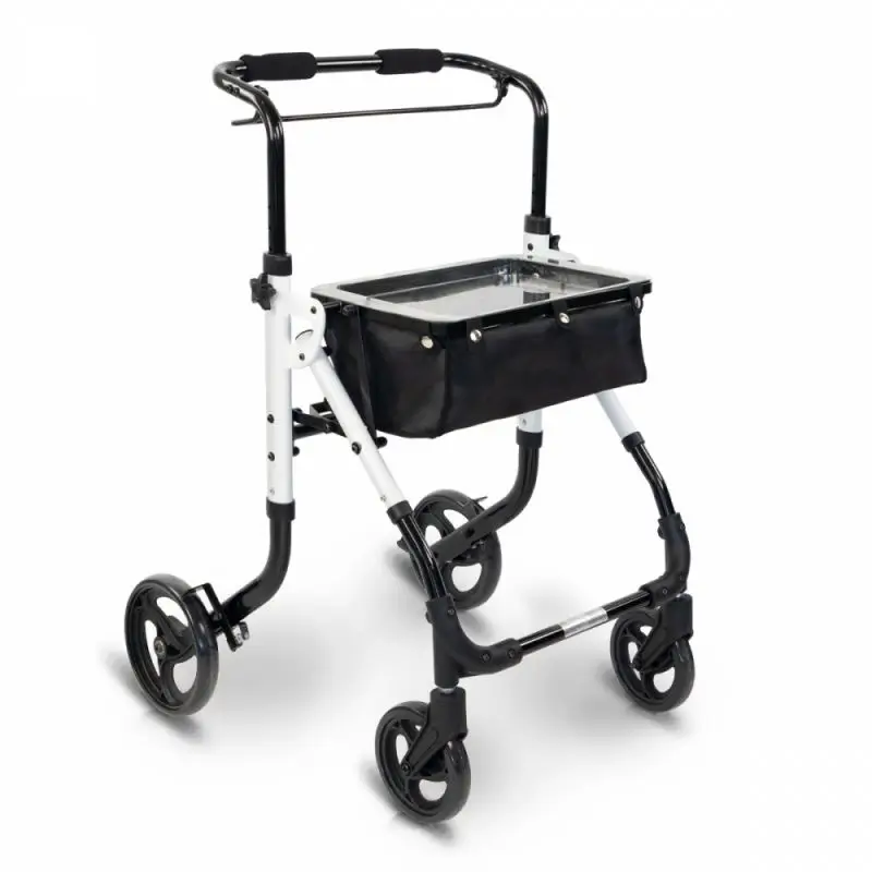 Mobiclinic Andador Plegable De Aluminio Con Bolsa Y Bandeja