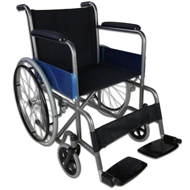 Mobiclinic Silla De Ruedas Plegable Alcázar Ligera Asiento 46cm Con Frenos Y Reposabrazos Reposapiés Abatibles