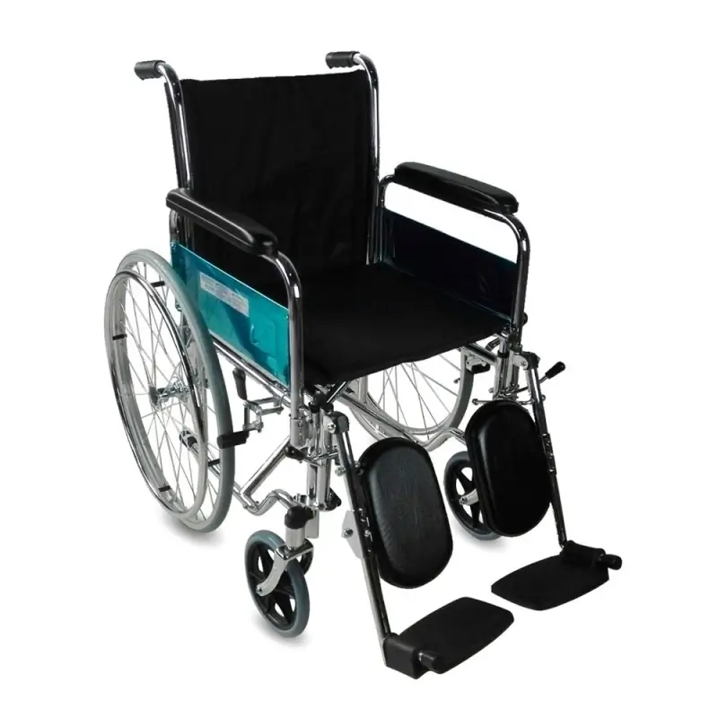 Mobiclinic Silla De Ruedas Plegable Con Reposabrazos Y Reposapiés Negro