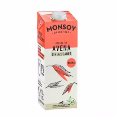 Monsoy Bebida Avena Ecológica | Sin Azúcar