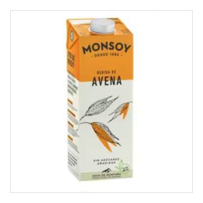 Bebida Vegetal Avena Bio 1L x6 - Monsoy
