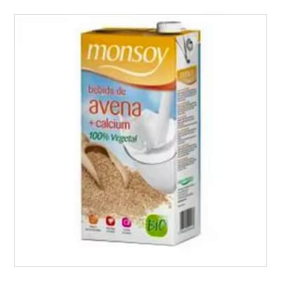 Monsoy Bebida Avena Calcio | Leche Vegetal Ecológica