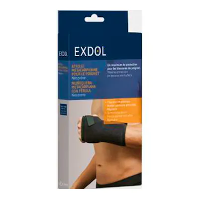 Muñequera Exdol Neopreno - Soporte y Protección