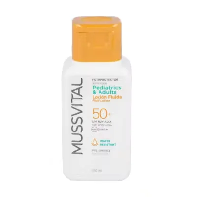 Mussvital Leche FP 50+ - Protector Solar Niños y Adultos