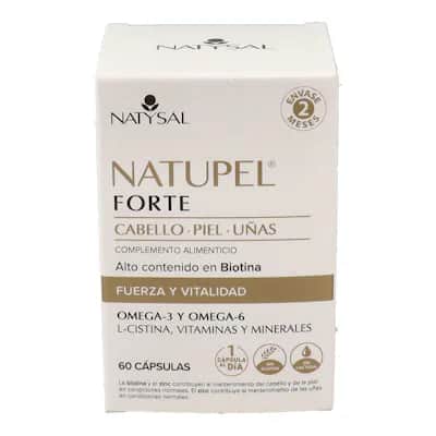 Natupel Forte 60 Caps - Biotina para Cabello y Uñas