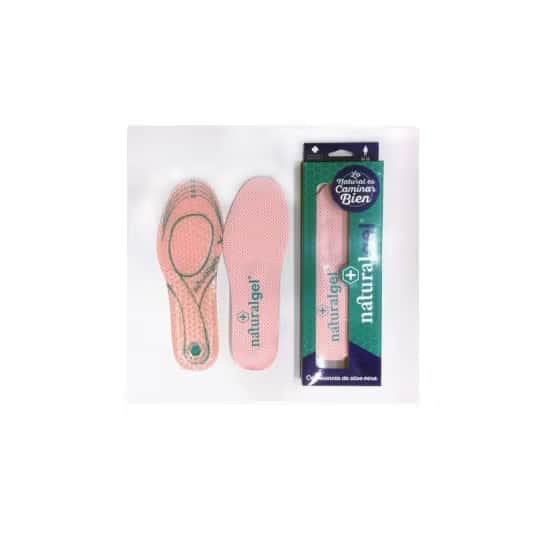 Natural Gel Plantilla Gel 39-42 con Esencia Aloe Vera 2uds