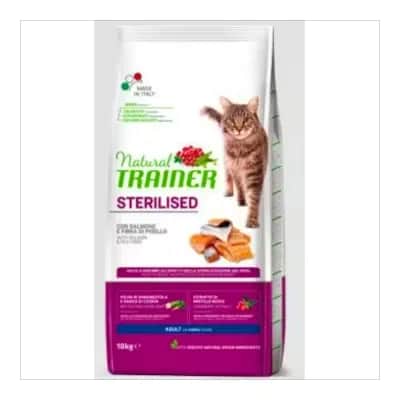 Natural Trainer Feline Adult Steril Salmon 10Kg