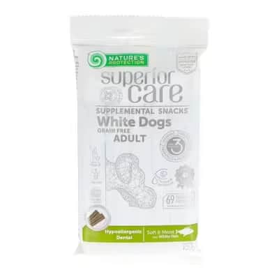 Natures Prot White Dog Snack Dental Pescado Blanco 110gr
