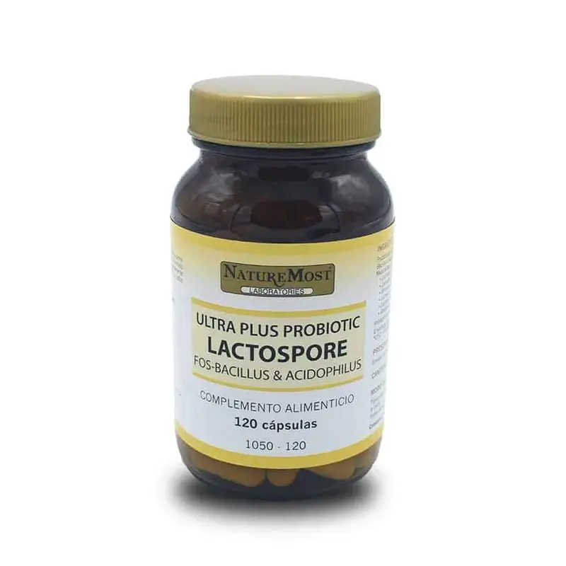 Naturemost Ultra Plus Probiotic Lactospore, 120 Cápsulas