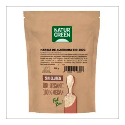 NaturGreen Harina Almendra Bio - 300g Vegan