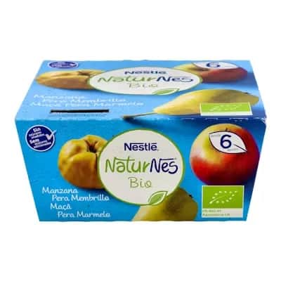 Naturnes Bio Manzana Pera Membrillo | Puré Orgánico