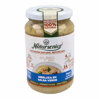 Merluza Triturada Salsa Verde 340g - Natursenior