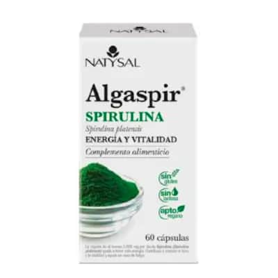 Natysal Algaspir Espirulina 60 Caps - Vegan