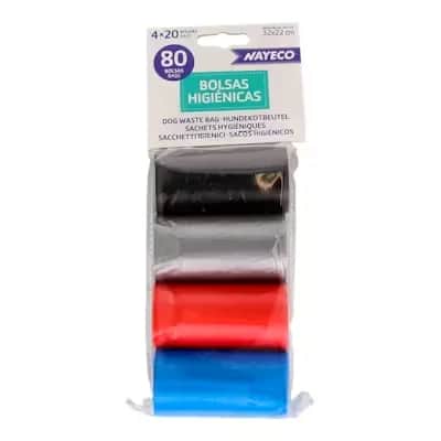 Bolsas Higiénicas Nayeco 4 Rollos - Colores Surtidos