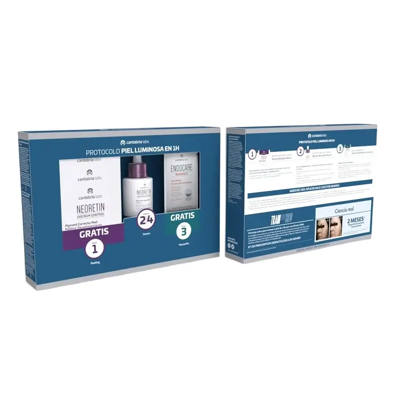 Neoretin Protocolo Piel Luminosa En 1H Pack Dermatológico. 1 Producto De Regalo