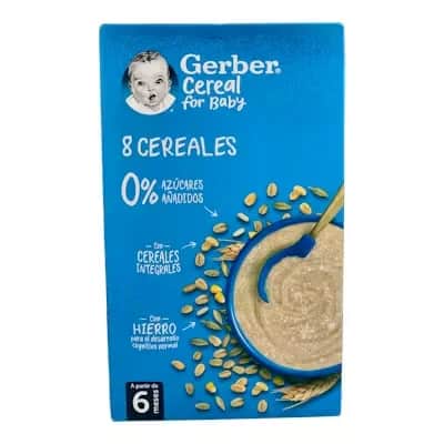 Gerber 8 Cereales 500G - Nutrición Infantil