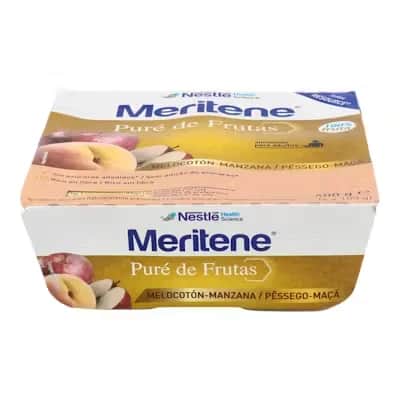 Meritene Pure Frutas Melocotón Manzana | 4x100g