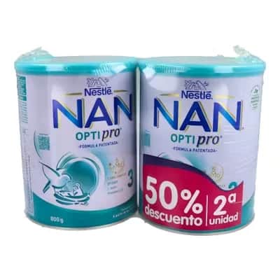Nan Optipro 3 Duplo 800gr | Leche Infantil