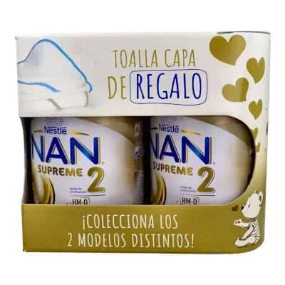 NAN Supreme 2 2x800g - Leche Infantil 6-12m