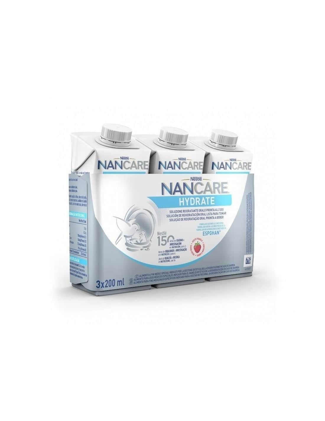 Nestlé Nancare Hydrate Liquido 3 Envases 200ml