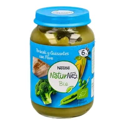 Naturnes Bio Brócoli Guisantes Pavo | Potito 190g