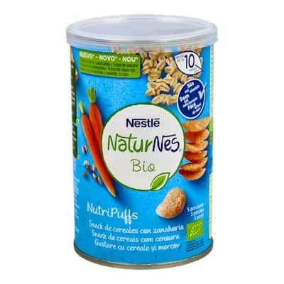 Nestle Naturnes Bio Nutri Puffs Zanahoria 35G